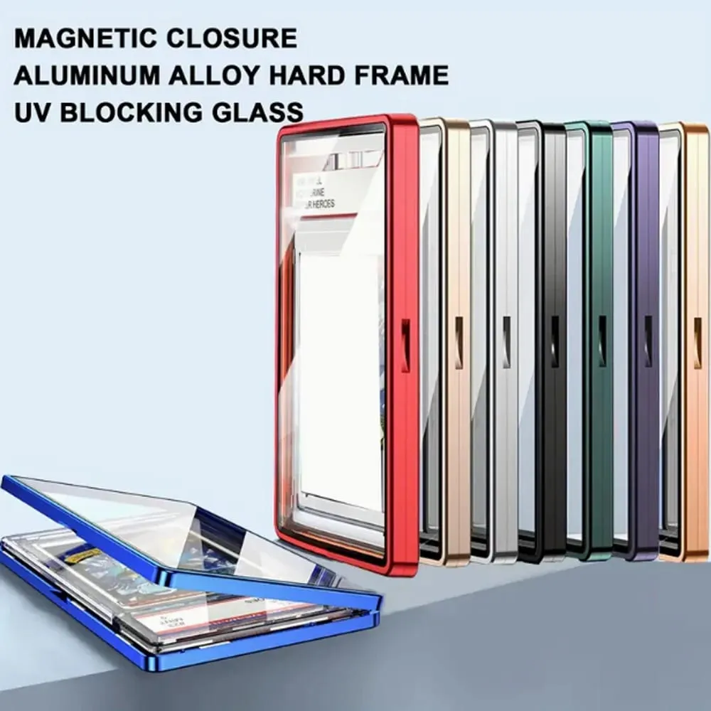 Multicolor Aluminum Alloy Graded Card Protect Cases For PSA CGC BGS Graded Cards Scratch Resistant Trading Card Holder