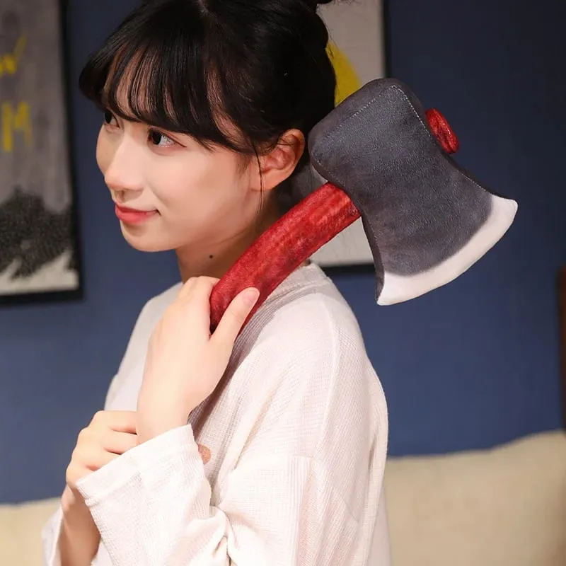 40cm Axe Plush Pillow Like Real Farmer Worker's Stuffed Instrument Prop Decor Men Gift — image 6
