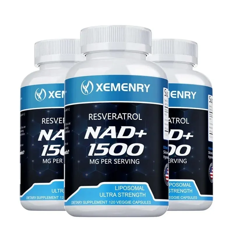 NAD+ and Resveratrol Supplement - Supports Cell Health DNA Repair Improves Natural Energy Cell Metabolism Anti-Aging Support — image 10