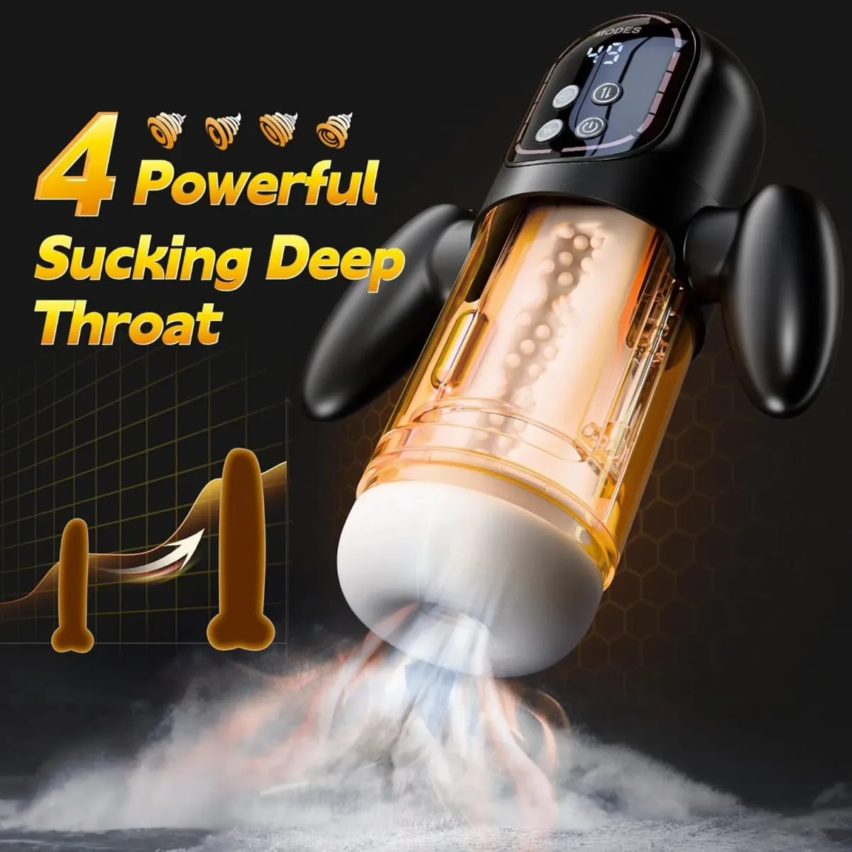 Automatic Male Masturbators Masturbation Cup Powerful Vacuum Sucking Blowjob High Speed Thrusting for Men Sex Machine Sex Toys — image 4
