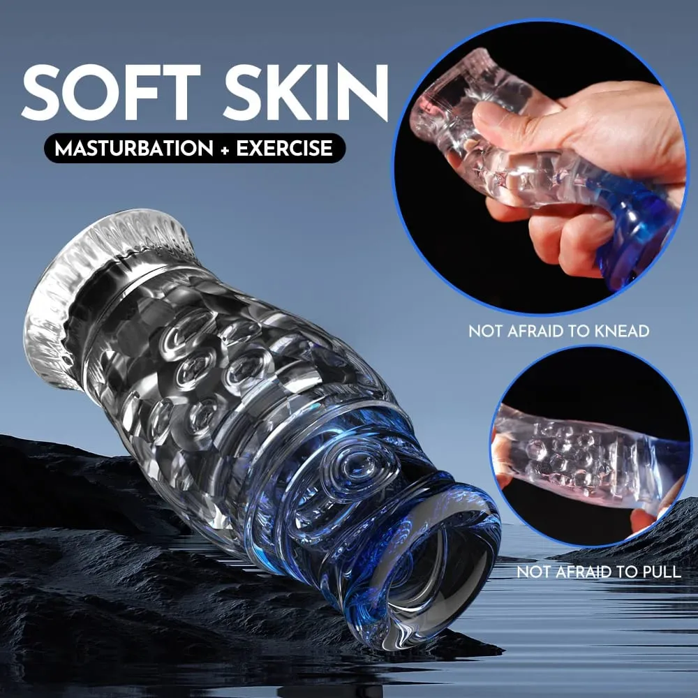 Masturbation Tasse Männliche Masturbatoren Doppel Kopf Vagina Echte Tasche Pussy Penis Ausdauer Übung Vakuum Sex Spielzeug Für Erwachsene 18