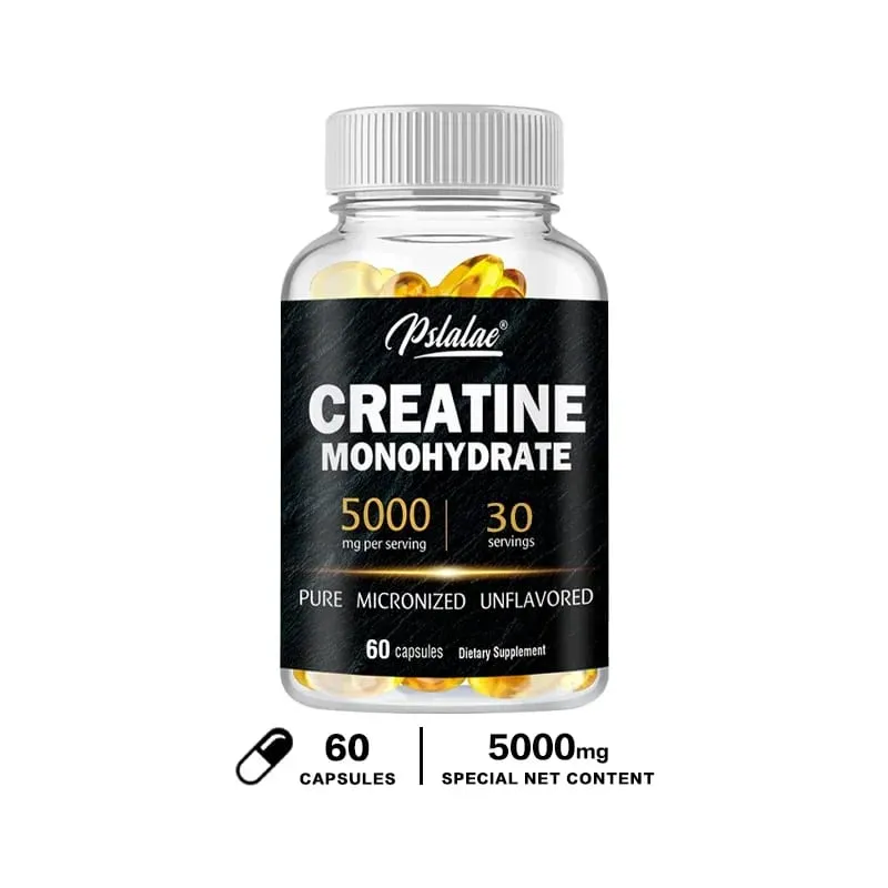 Creatine Monohydrate - Improves Athletic Performance Strength Endurance and Muscle Building