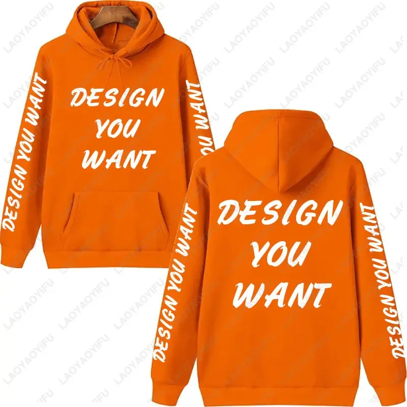 Foto Disesuaikan Hoodie Peribadi Pemanasan Musim Gugur dan Keselesaan Sweatshirt Uniseks Kasual Teks Dicetak Tersuai Fesyen Hoodie DIY — image 8