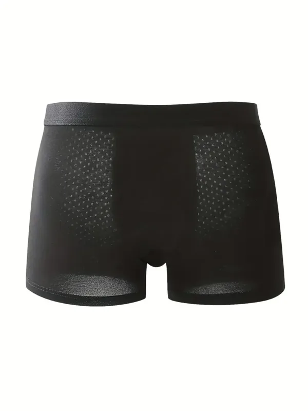 8 pz/set Intimo da Uomo Maglia di Seta del Ghiaccio Mutandine da Uomo Traspirante Traceless Mutandine di Moda Maschile Boxer di Colore Solido