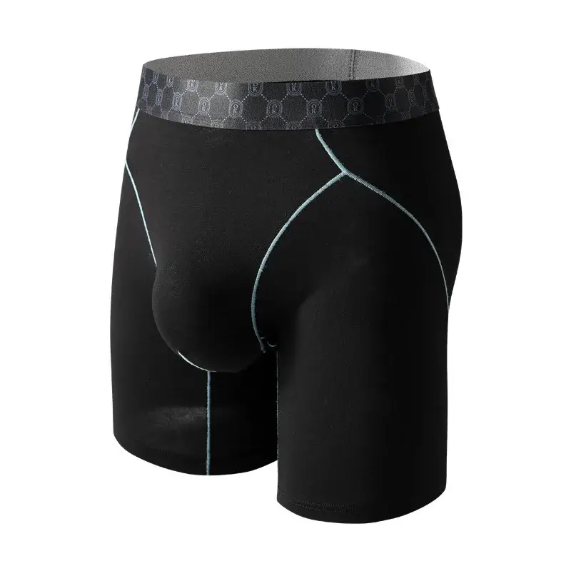 Nam Võ Sĩ Sợi Tre Quần Lót Người Quần Lót Homme Ropa Thoáng Khí U Lồi Túi Dài Quần Lót Plus Kích Thước Quần Lót Boxer M-XXL