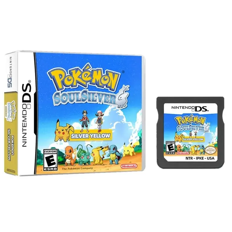 Anime Pokemon Series NDS Game Cartridge Video Game Console Moemon Silver Yellow KAIZO MoonBlack2 Hobby Collection Gifts Toys — image 18