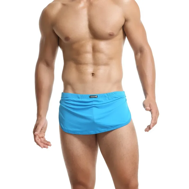 Front and rear independent two-piece silky pajama pants wholesale and foreign trade agency men's home underwear