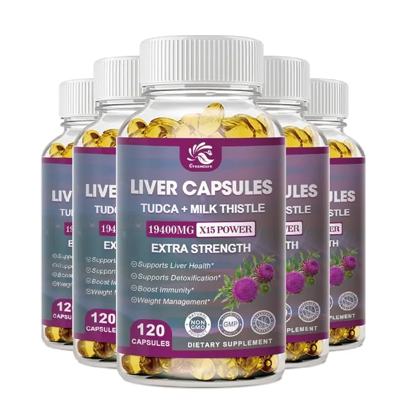 Greensure Organic Milk Thistle Extract Capsule | Dandelion | Artichoke Extract | Beet Root | - 60/120 Capsules