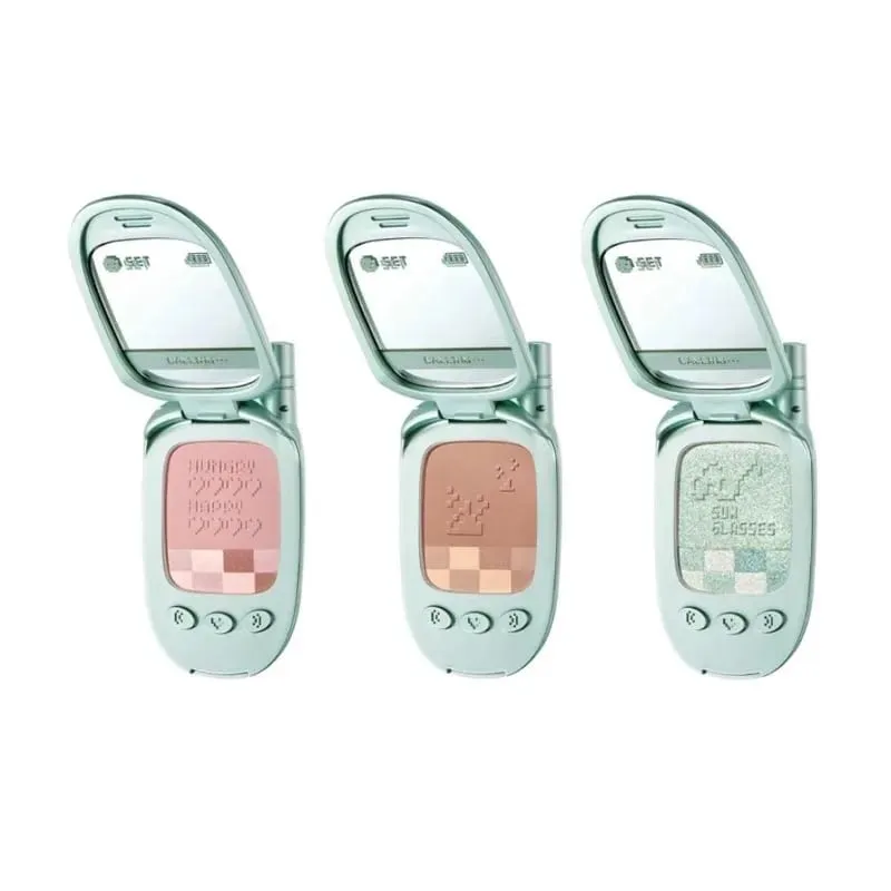 Little Ondine Makeup Gift Set Multi-Use Cream Balm Lip Glaze Eyeliner Brow Pencil & Setting Powder Beauty Collection