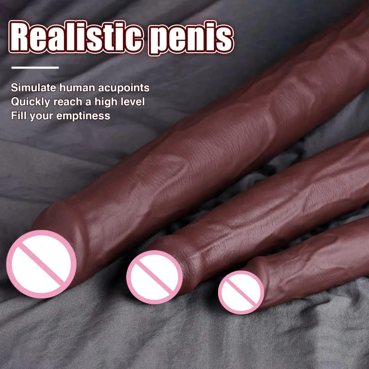 Uzun Yapay Penis Gerçekçi Yılan Şekli Tek Katmanlı Silikon Büyük Penis Yumuşak Anal Seks Oyuncakları Vantuz Dick Kadınlar için G-spot Orgazm 18 + — image 4