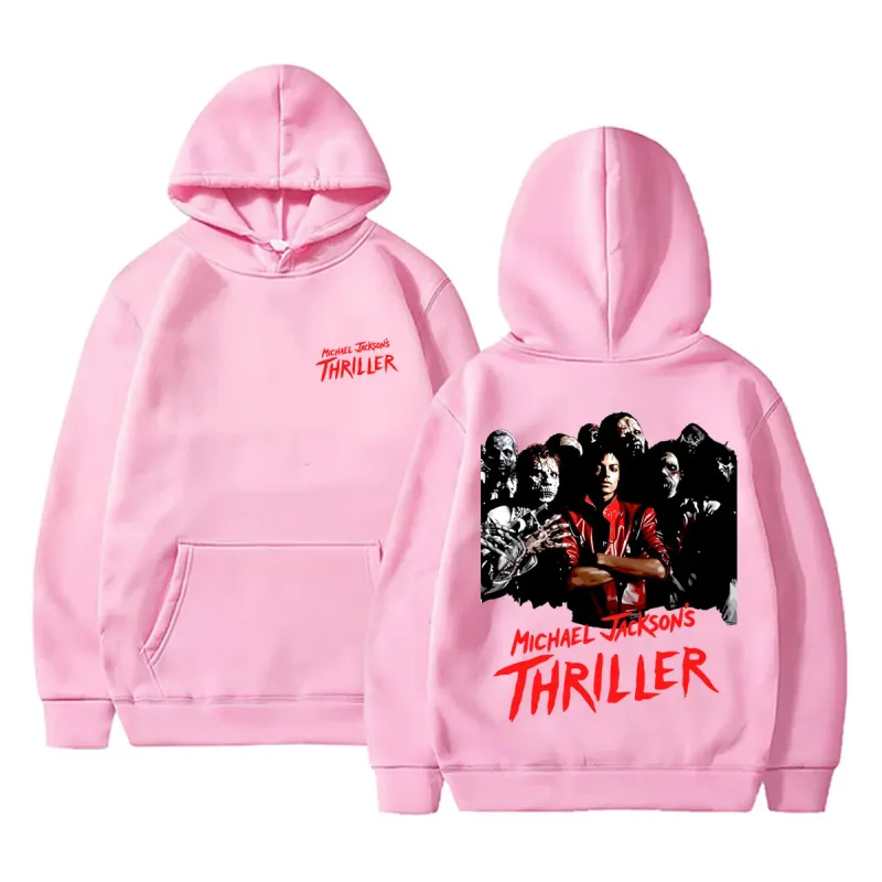 2026 new Classic Vintage Michael Jackson Thriller Hoodie Men Women Retro Gothic Rock Horror Sweatshirts Men's Punk Streetwear