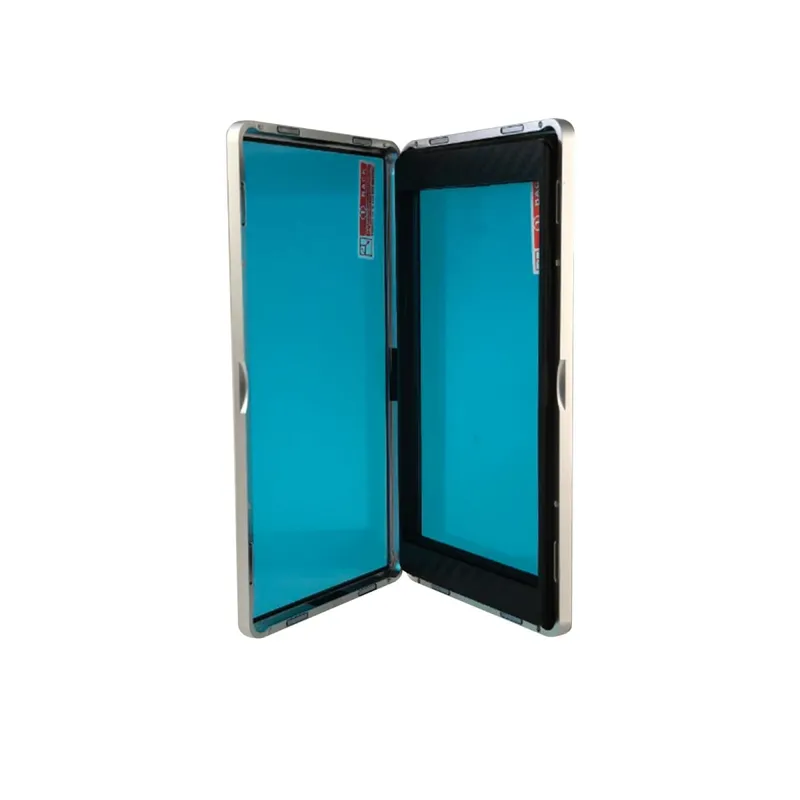 2 in 1 Guard Protector Display Case Aluminum Bumper Sleeve for PSA CGC Graded Sports Trading Card Slab Magnetic Card Holder