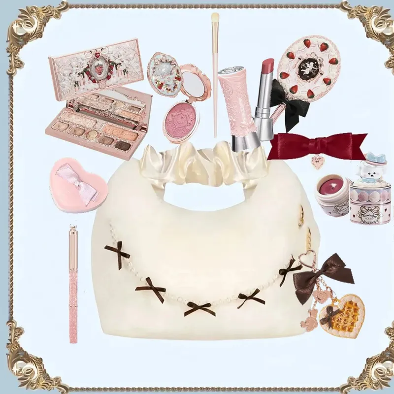 Flower Knows Makeup Set Midsummer Fairytales Flowerknows Foundation Little Angel Highlight Strawberry Rococo Lip Glaze 11pcs Kit
