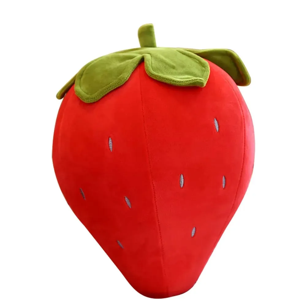 Creative Strawberry Cushion Soft Supple Throw Pillow Comfortable Fruit Decor Bedroom Sleeping Cute Pillow Fruit Cushion