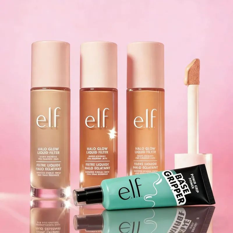ELF Halo Glow Liquid Filter Liquid Foundation Pre Makeup Gel Gel Increase Moisturizing Sensation Brighten The Skin Cosmetics