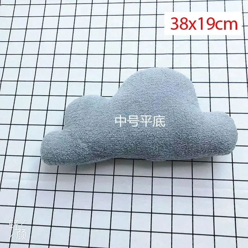 Cute 3 Sizes Cloud Shaped Pillow Cushion Stuffed Plush Toy Bedding Baby room Home Decoration Gift — image 12