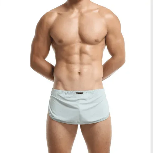 Front and rear independent two-piece silky pajama pants wholesale and foreign trade agency men's home underwear