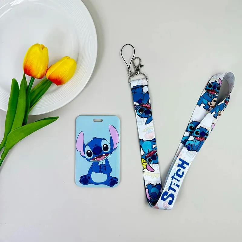 Credential Holder Cartoon Animal Neck Strap Lanyard for Key Keychain USB Badge Holder Keyring Accessories Gifts