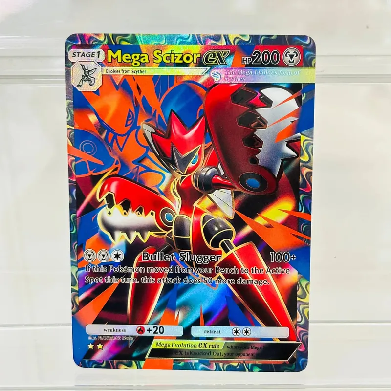 Mimikyu ex English Version Collectible Grade DIY Foil Texture Nice Condition Premium Anime Collection Cards — image 3