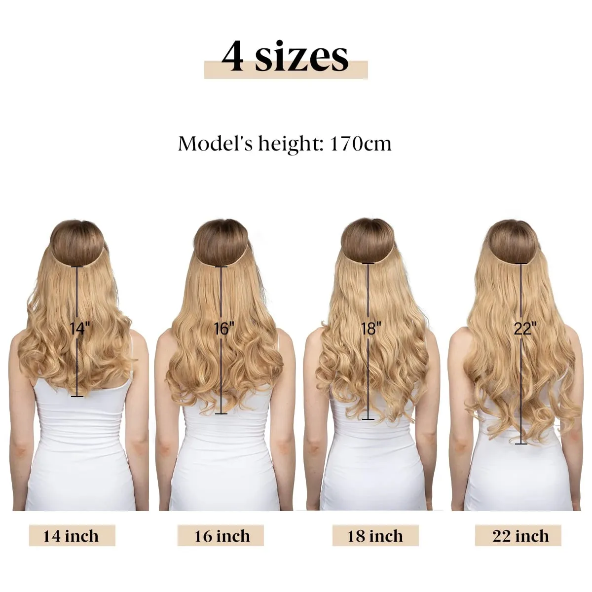 Premium Synthetic Invisible Wire With Clips Natural Hair Extension False Long Wavy Daily Use Clip In Hair Piece For Women