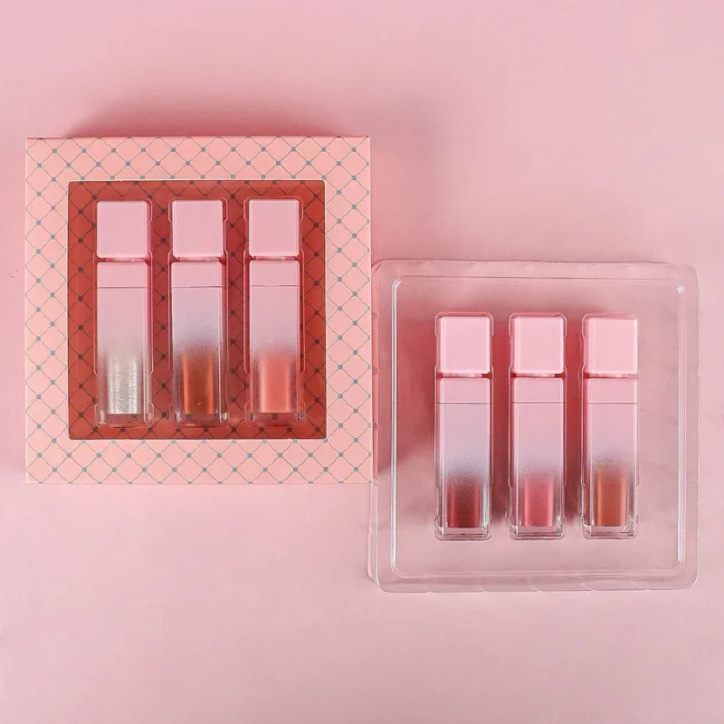 Custom Make Up Set Vegan Lip Gloss Private Label Makeup Kit Full Professional Lip Kit