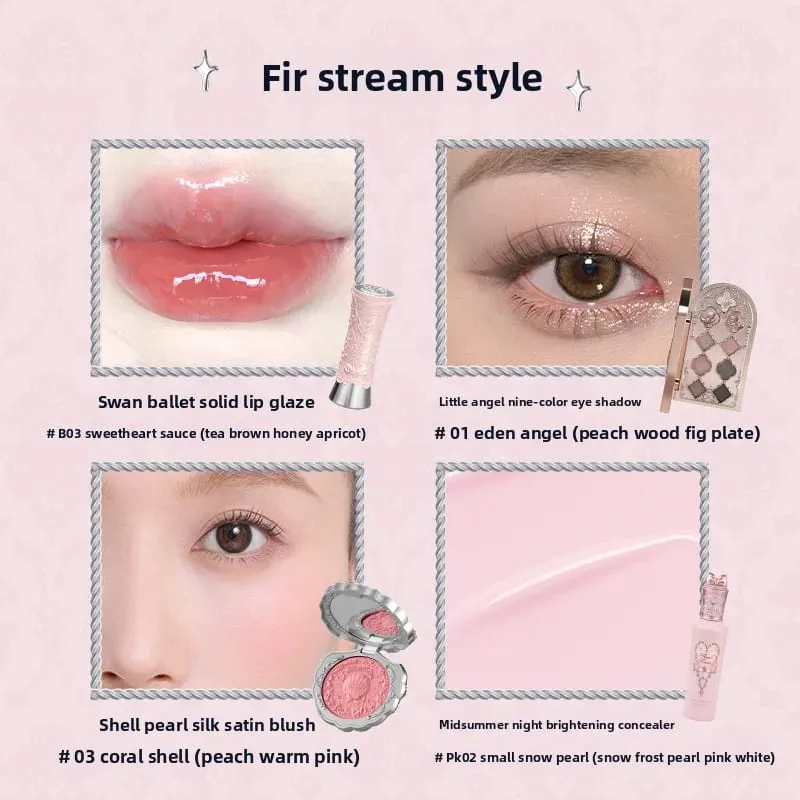 Flower Knows Makeup Set Lip Mud Highlighter Powder Blusher Eye Shadow Professional Makeup Gift Kit for Girl Cosmetics Full Set — image 3