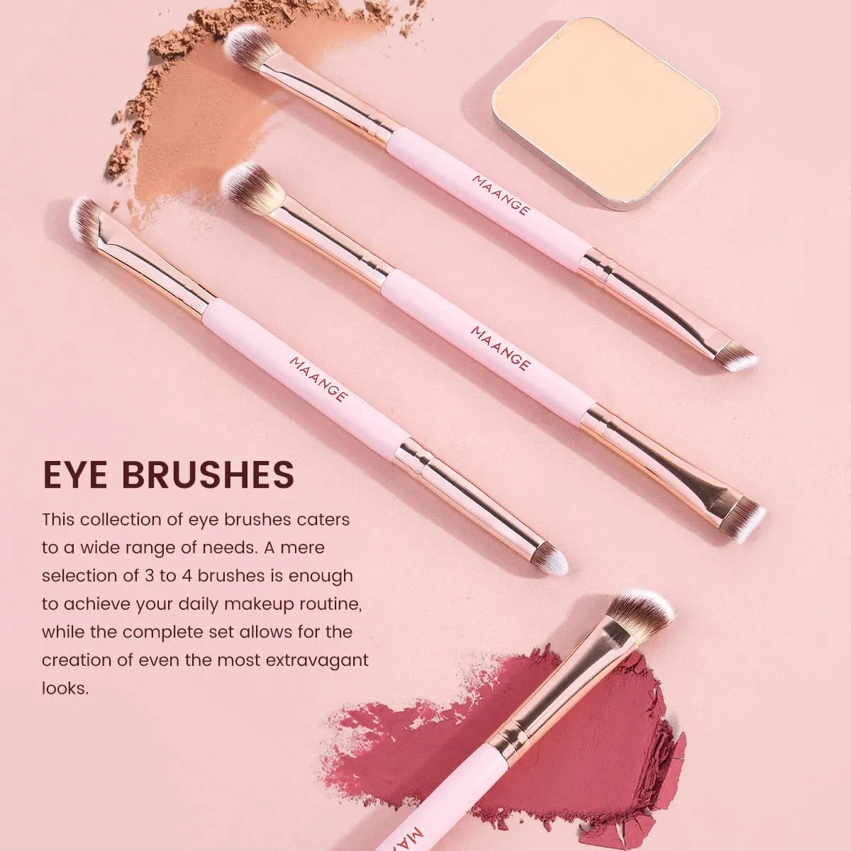 7pcs Double Head Makeup Brushes Dense Foundation Concealer Liquid Cream Blending Detail Eyeshadow Brushes Beauty Tools — image 5