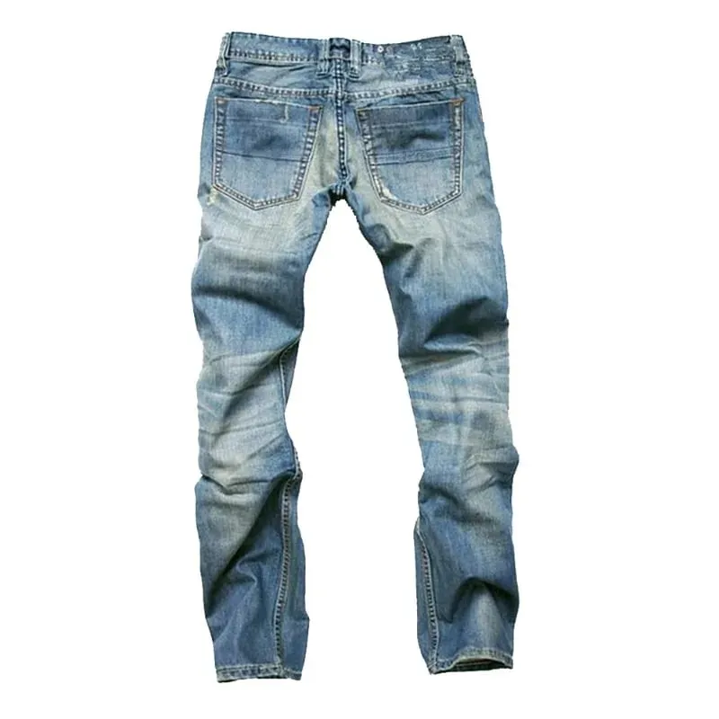 2025 Hot Sale Casual Men Jeans Straight Cotton High Quality Denim Pants Retail & Wholesale Pants Brand Plus Size