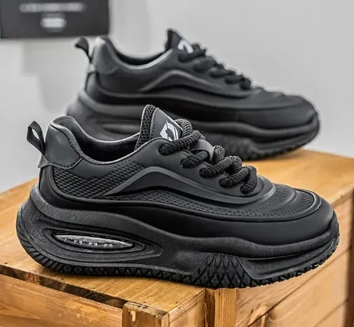Spring Summer Men Sneakers Platform Casual Shoes Retro Chunky Dad Footwear Streetwear Lace Up Walking Male Running Shoes — image 6