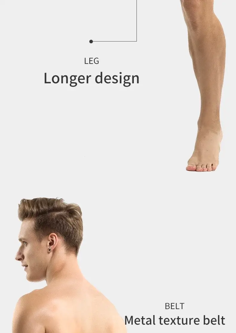 Professional sports men's underwear lengthened anti-wear leg boxer shorts ice silk hollow breathable quick dry running long leg