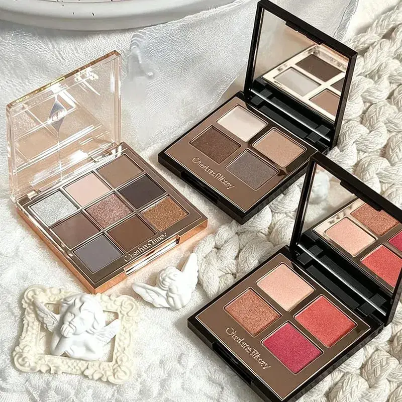 Charlotte Brand Latest Style 9 Colors Eyeshadow Palette & Highgloss Repair Gemstone Disc Nature Easy To Color Tilbury Cosmetics