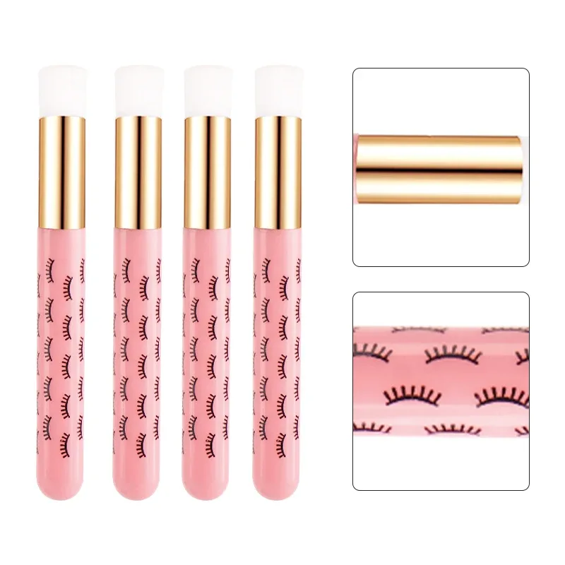5pcs Eyelash Clean Brush Lash Shampoo Comb Hollow Eyelash Extensions Brush Peel Off Nose Pore Blackhead Remover Makeup Brushes