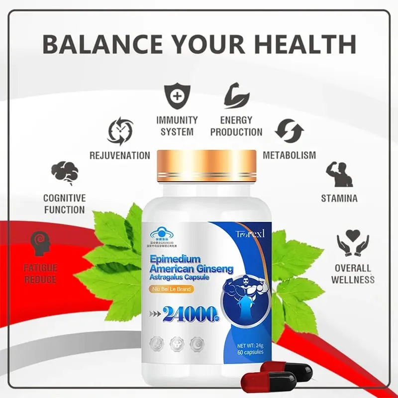 Extra Strength Supplement with Epimedium & Panax Ginseng Extract Male Enhancing Supplement Supports Improve Male Energy Levels — image 5