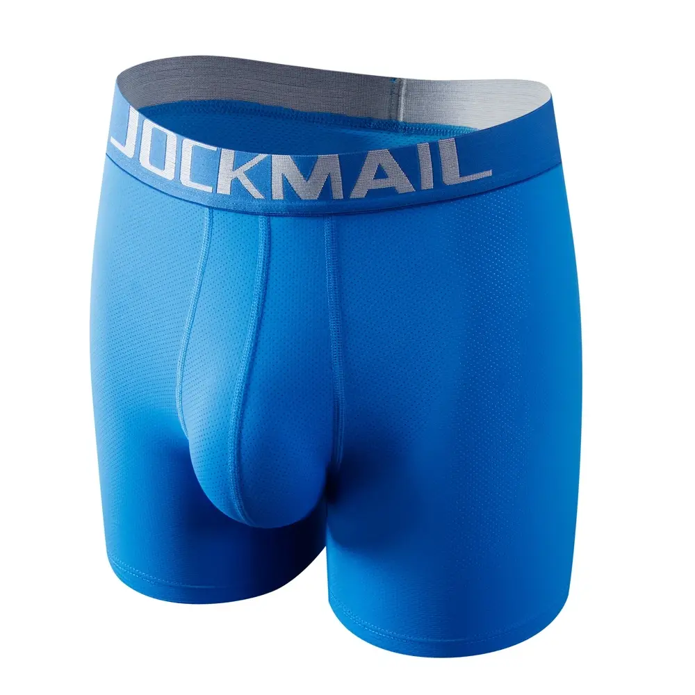 Intimo da uomo sexy Boxer da uomo 3D Custodia a forma di amaca Progettato Pannelli in rete traspirante Boxer da uomo Tronco Mutande maschili