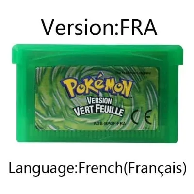 GBA Video Game Cartridge Console Card Pokemon Emerald Ruby FireRed LeafGreen Sapphire Multi-language for GBA/NDS — image 25