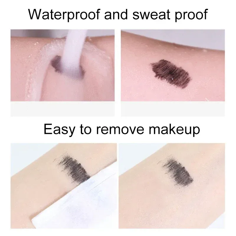 Black Brown Mascara 3D Lengthens Eyelashes Extra Volume Waterproof Natural Lashes Female Makeup Korean Cosmetics — image 4