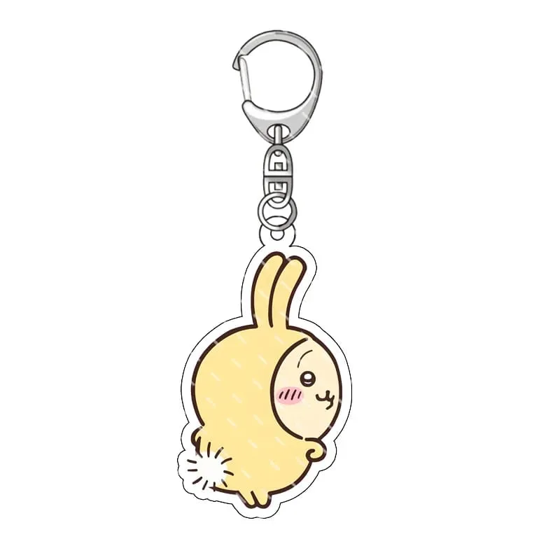 yiji Pendant Anime Comic Acrylic Peripheral Keychain Hachiware Usagi Cute Pendant Bag Hanging Decoration Decoration
