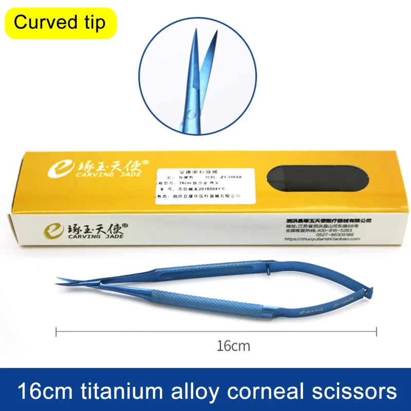 Ophthalmic surgery corneal scissors cosmetic surgical tools surgical medical micro scissors — image 7