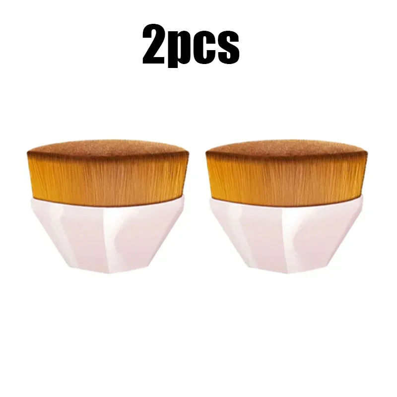 1/2/3/4pcs Makeup Brush Beauty Powder Face Blush Brushes Portable Professional Foundation Brush Cosmetics Soft Base Make Up