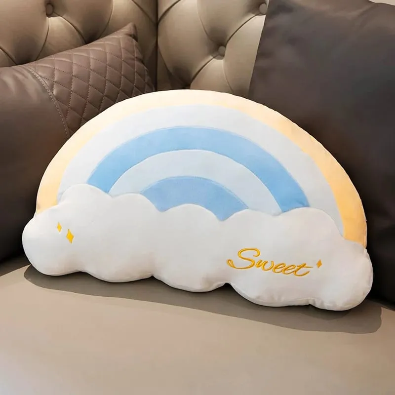 INS HOT Candy Color Cloud Star Plush Pillow Colorful Rainbow Crown Pillow Cushion Sofa Home Decoration Throw Pillow Toy — image 25