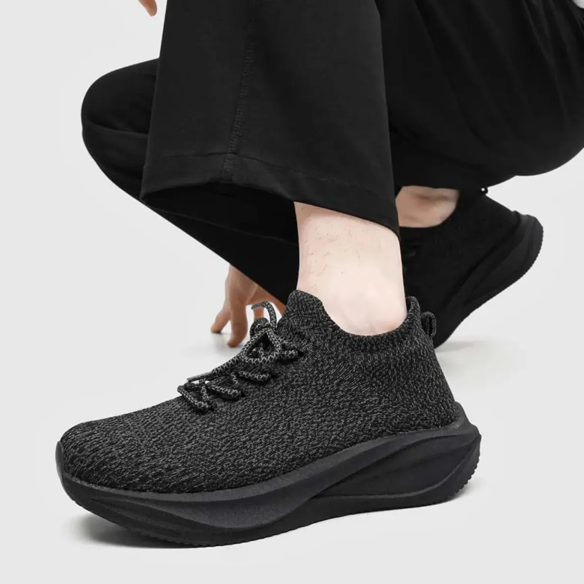 Men Women Summer Mesh Walking Shoes Breathable Lightweight Sock Sneakers Casual Sports Shoes Large Size Couple Style