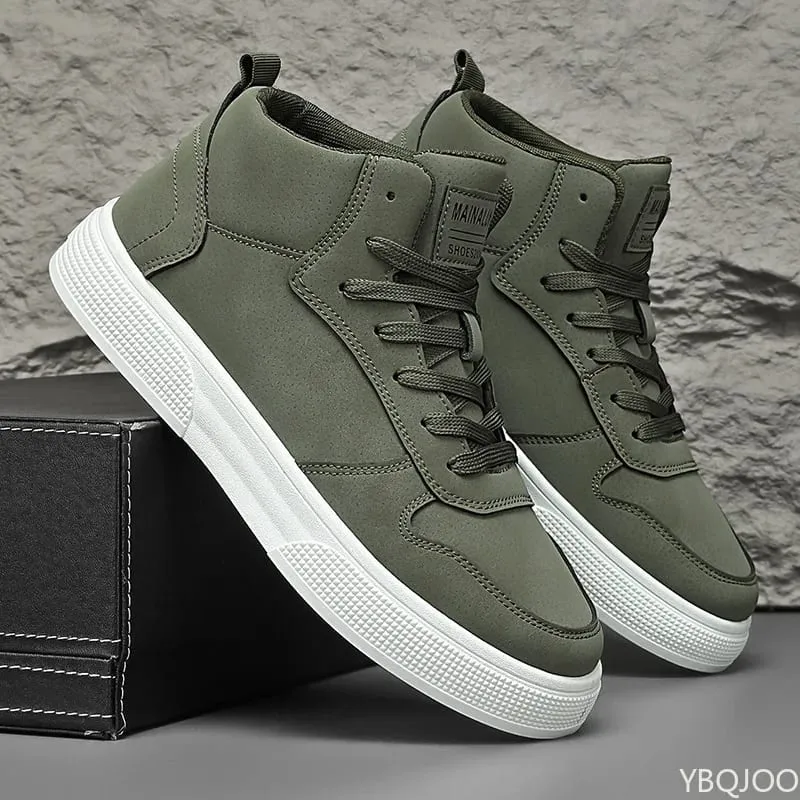 Spring summer new minimalist men's platform shoes fashionable versatile men's sneakers casual comfortable sports shoes — image 4