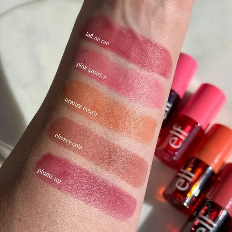 Popular Elf Brand Portable Fruit Flavor Lip Gloss Thin Hydrating Nourishing Repairing Improve Lip Lines Tinted Lip Balm Cosmetic — image 7