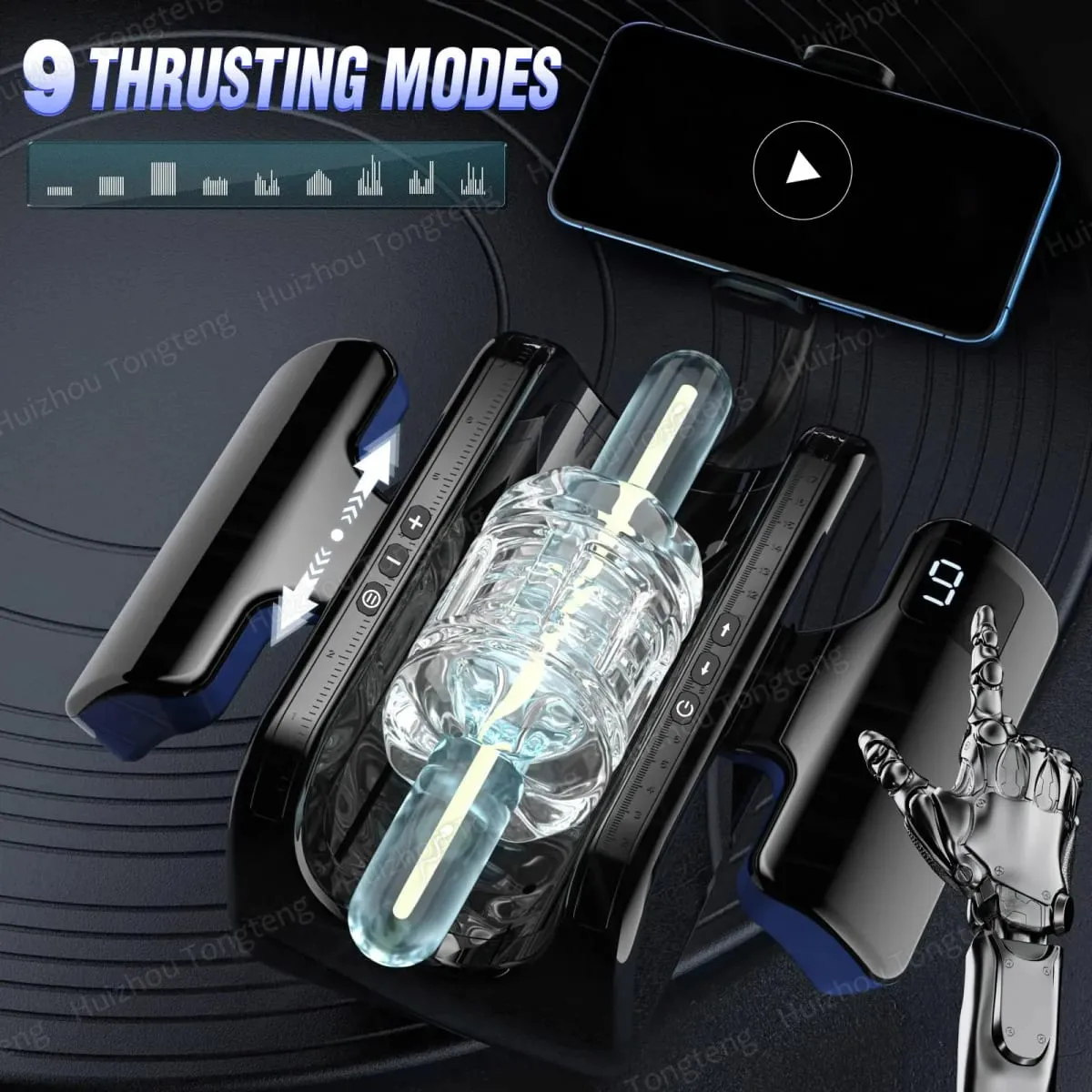 Automatic Male Mastusbafor 3D Realistic Textured Sleeve Male Masterburters Pocket Puzzy Silicone Sweater Waterproof sex toy — image 3