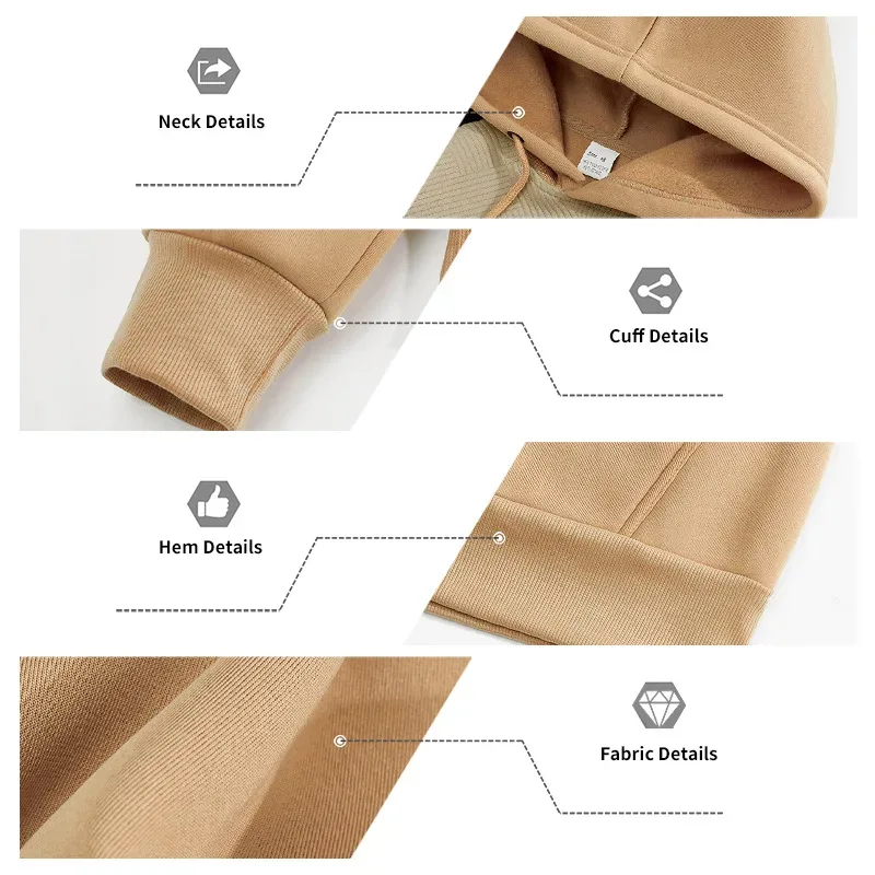 Men Patchwork Color Block Pullover Hoodie Drawstring Kangaroo Pocket Long Sleeve Loose Sweatshirt Autumn Winter Streetwear Tops