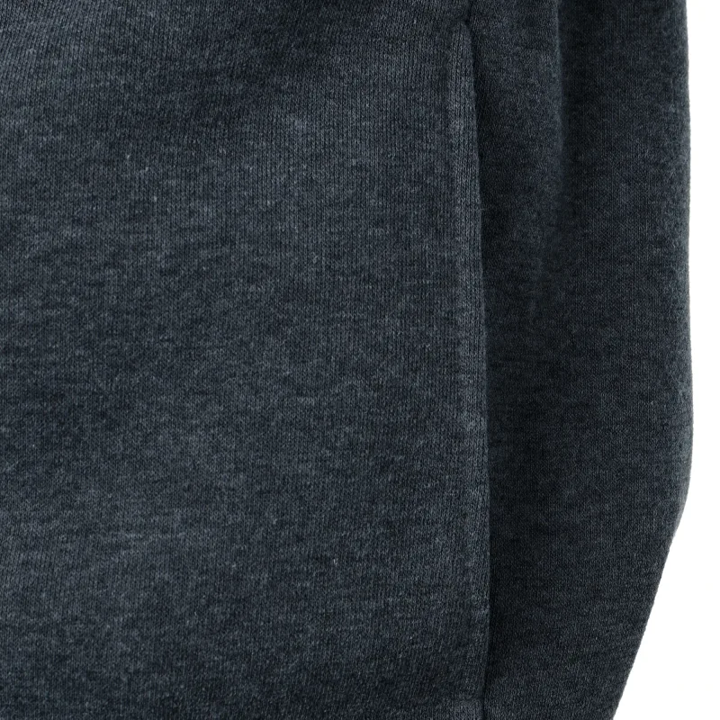 Autumn winter men's solid color hooded top Long sleeve side zipper design hoodie