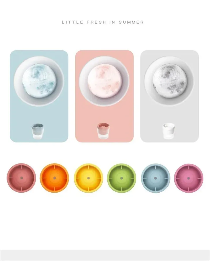 Ice Maker Food Grade Sphere Ice Mold Stackable Slow Melting DIY Ice Ball For Cocktail Whiskey Drink Home Bar Tools