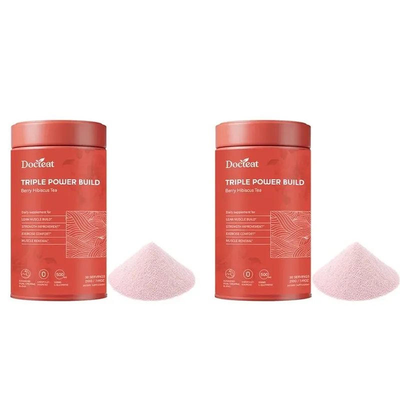 Docteat Triple Power Build Creatine Powder with Creatine HCL Creatine Monohydrate Electrolyte Hydration Blend 30 porcí
