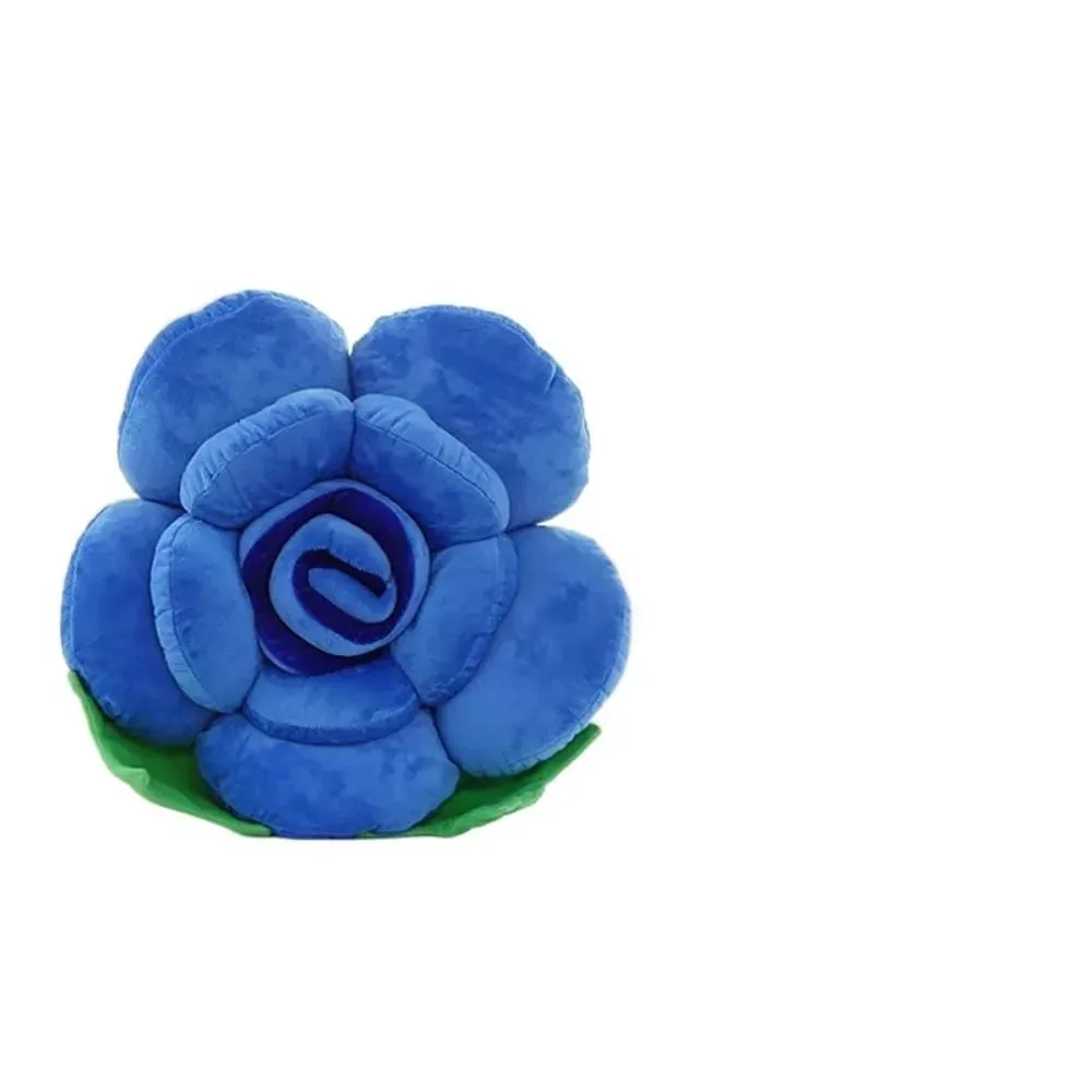 New Large Rose Shaped Pillow Simulated Plush Sofa Flower Cushion Colorful Car Interior Cushion Home Decor — image 14