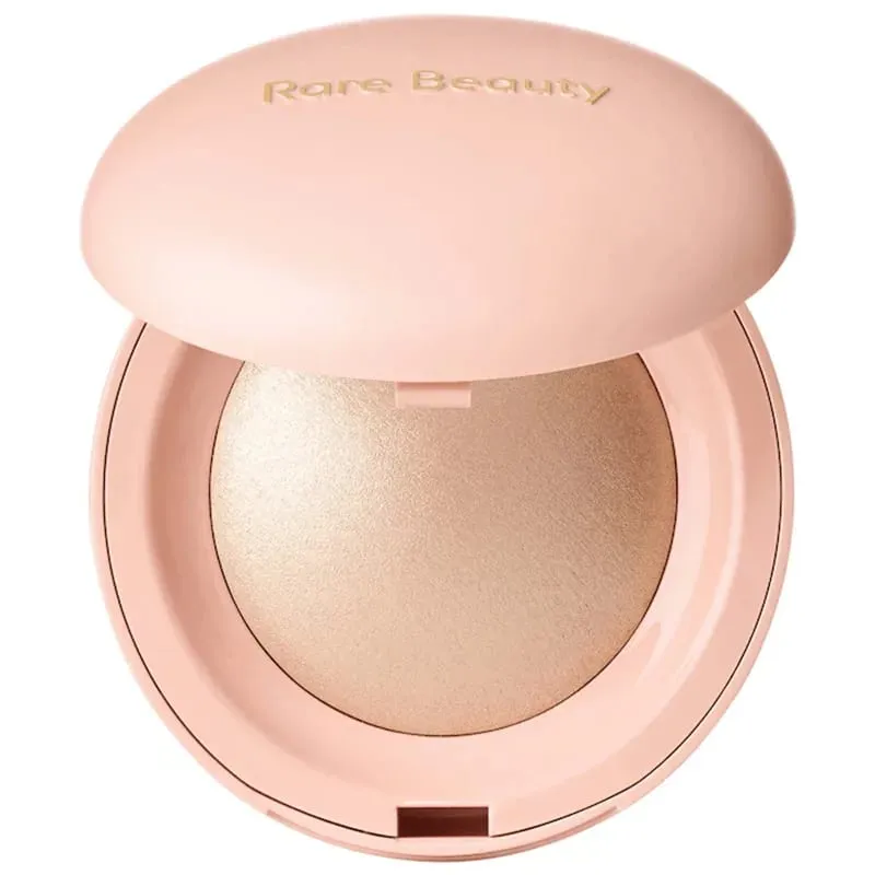 Rare Beauty 2 IN 1 Blush Highlighter Powder Palette Baked Silky Smooth Shimmer Glow Long Lasting Blendable Natural Face Makeup